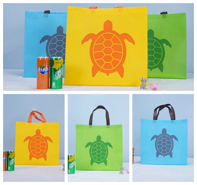 Biodegradabil personalizate pp non țesute sac de plajă de vară cu imprimare offset frumos