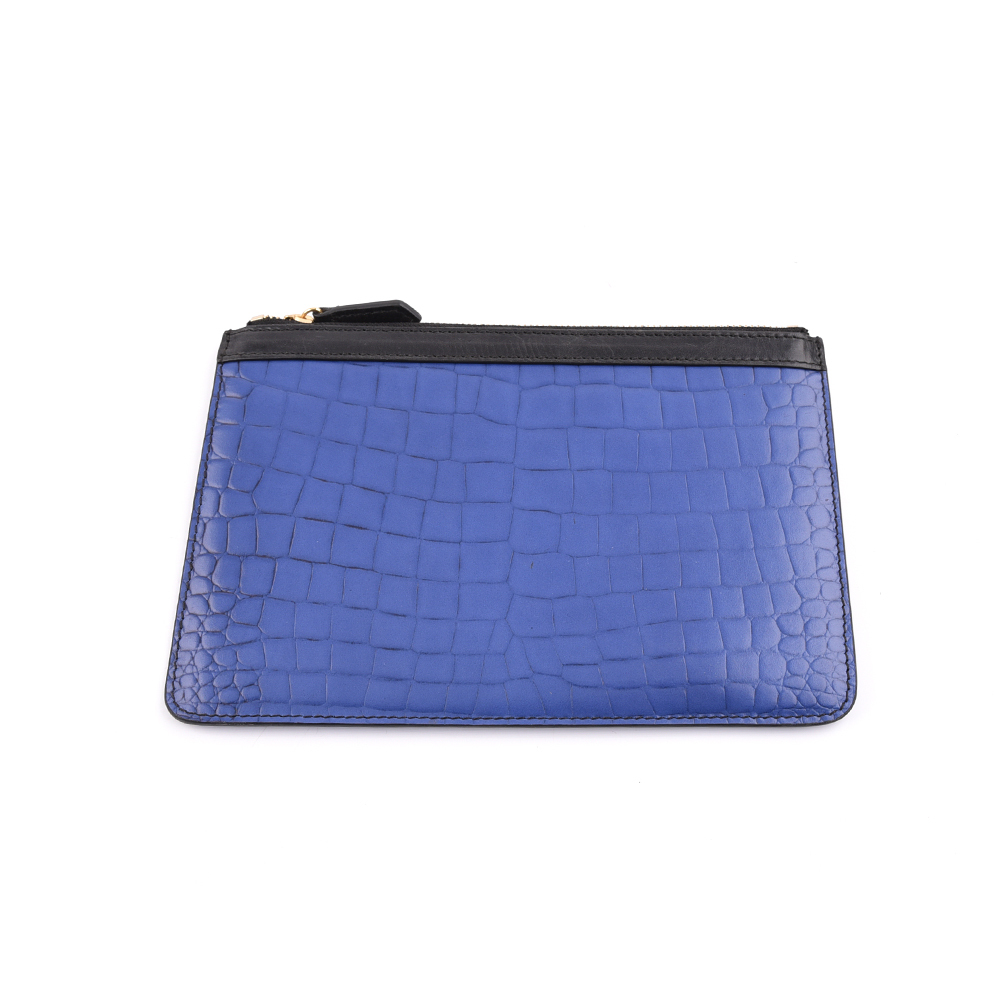 cow leather women clutch bag manufacture