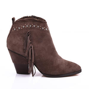 tassel ankle boot shoes for women footwear manufacturers in china