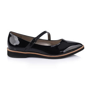 Pointed Toe Patent Leather Women Ballet Flat Shoes Manufacturers
