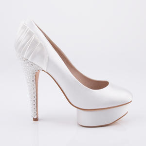 Crystal Embellished High Heel Platform Wedding Women's Shoes Manufacturers