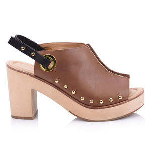 Handle Heeled Women Sandals Shoes Manufacturers Company In China