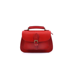 women leather buckle cross body bag manufacture