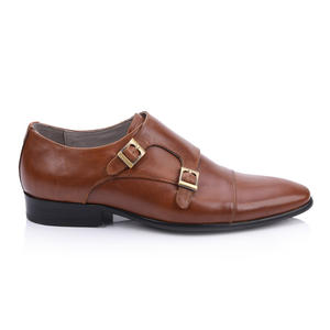  Tan Monk Strap Leather Shoes For Men Manufacturers