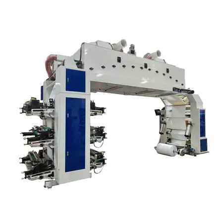 उच्च गति 6 रंग फ्लेक्सो प्रिंटिंग मशीन