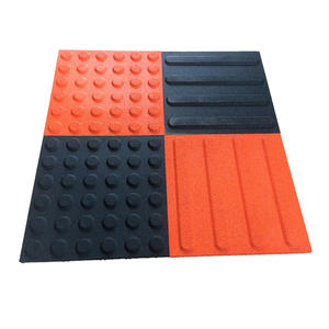 Tactile rubber tile Blind rubber floor tile
