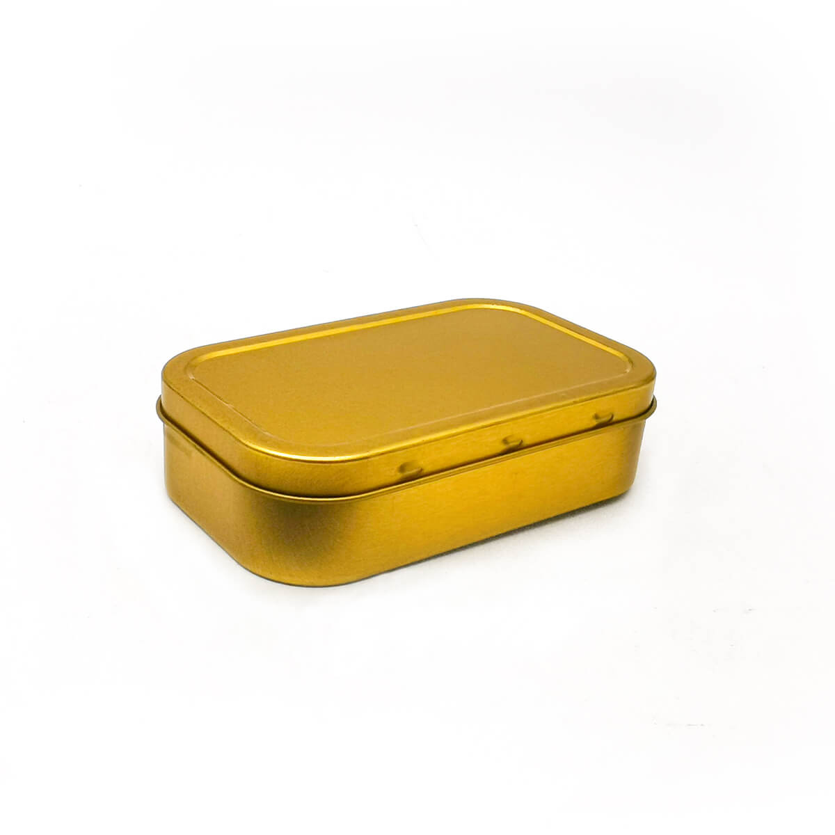 1 унция (50 мл) герметичная золотая и серебряная оловянная коробка для табака