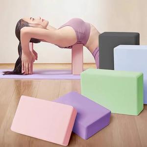 Amazon Hot Selling EVA Yoga Block Wholesale Custom Logo High Density Supportive Latex-Free Eva Foam Soft Non-Slip Surface For Yoga, Pilates, Meditation Multiple Colors