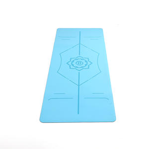 PU Natural Rubber Yoga mat Workout Exercise Mat for Home Pilates Floor Exercises 