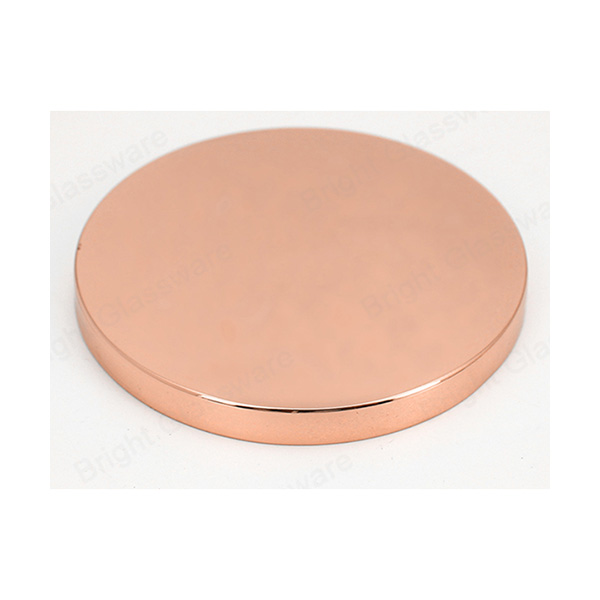 Rose Gold Metal Lid | Metal lid for candle jar ,glossy Gold metal lid