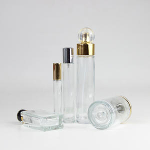 Multi-Capacity Custom Glass Lotion Bottle Sets With Lid For Skincare