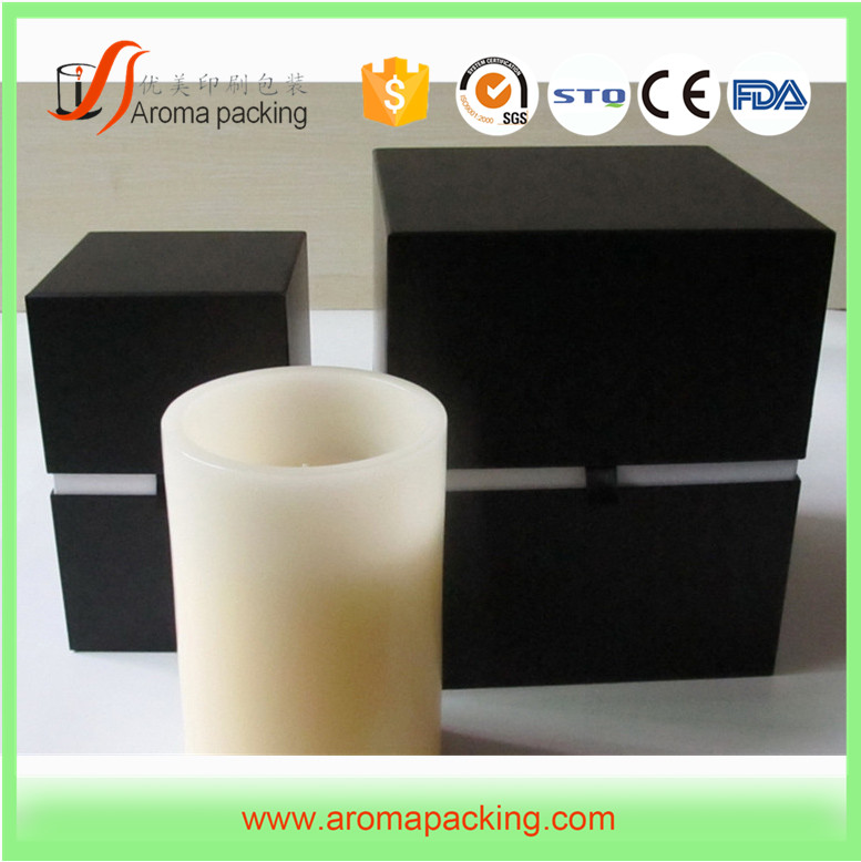 Wholesale Custom Size Black Pink Red Candle Jar Box Packaging For Small Gifts