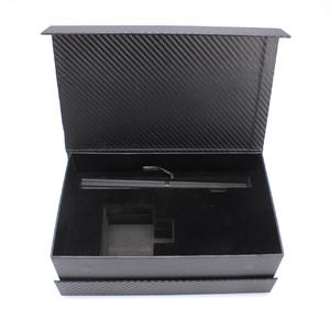 Wholesale Matte Foldable Hard Paper Black Cosmetic Box Packaging For Gifts