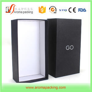 Discount Cardboard Black Boxes For Gifts Packaging,Support Custom Logo