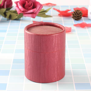 High Quality Elegant Red Purple Cylindrical Gift Box For Family,Lovers,Friend