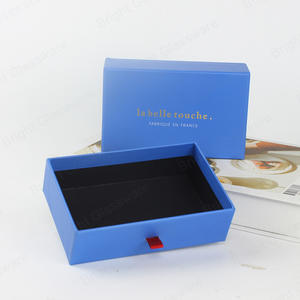 Large Gift Box With Lid Luxury Blue Gift Boxes Wholesale Custom Pattern
