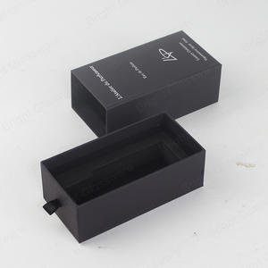 Black Matte Custom Pattern Gift Boxes Wholesale For Family And Friend
