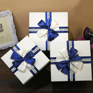Gift Boxes Wholesale Custom Size With Lids And Ribbon For Christmas Chocolate
