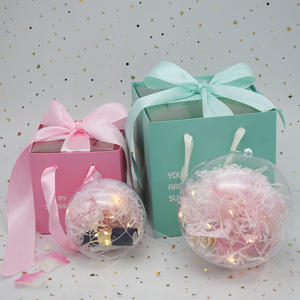 Gift Box Supplier,Wholesale Cute Luxury Pink Green Present With Custom Color Ribbon