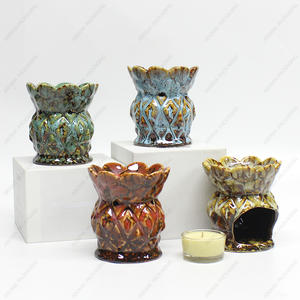 Ceramic Tealight Candle Holder,Ceramic Oil Burner Aroma Diffuser Furnace Home Decoration Romantic 