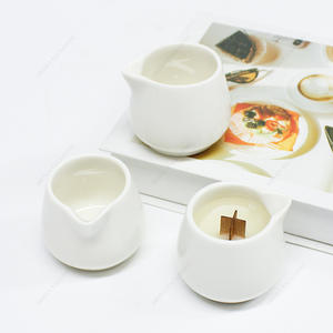 Wholesale Luxury White Ceramic Candle Jar Custom Size For Candle Making
