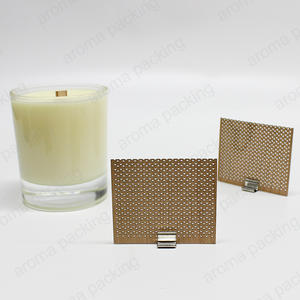 Luxury Engraved Wood Wick With Iron Stand For Festive Occasion,Holiday Occasion