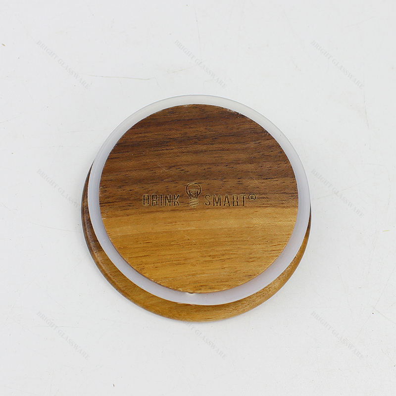 The New Dark Colors Candle Wooden Lid Round Waterproof Wood Lid For Candle Jar