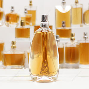 Free Sample Custom Shape 50mm*104mm Glass Perfume Bottle With Pump Cap
