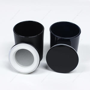 Free Sample Silver Black Tinplate Lid With Silicone Ring For Candle Jar Storage