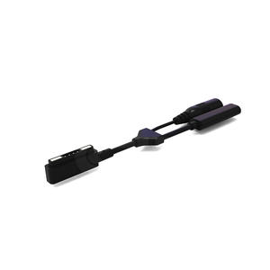 FF-CXA-0214 黑色 4pin 磁性 Pogo Pin 连接器适配器 4p 磁性连接器电缆