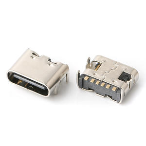 TC-RA-1024 Type C USB 连接器 24P 直角 DIP&SMD USB 3.1 插孔插座连接器