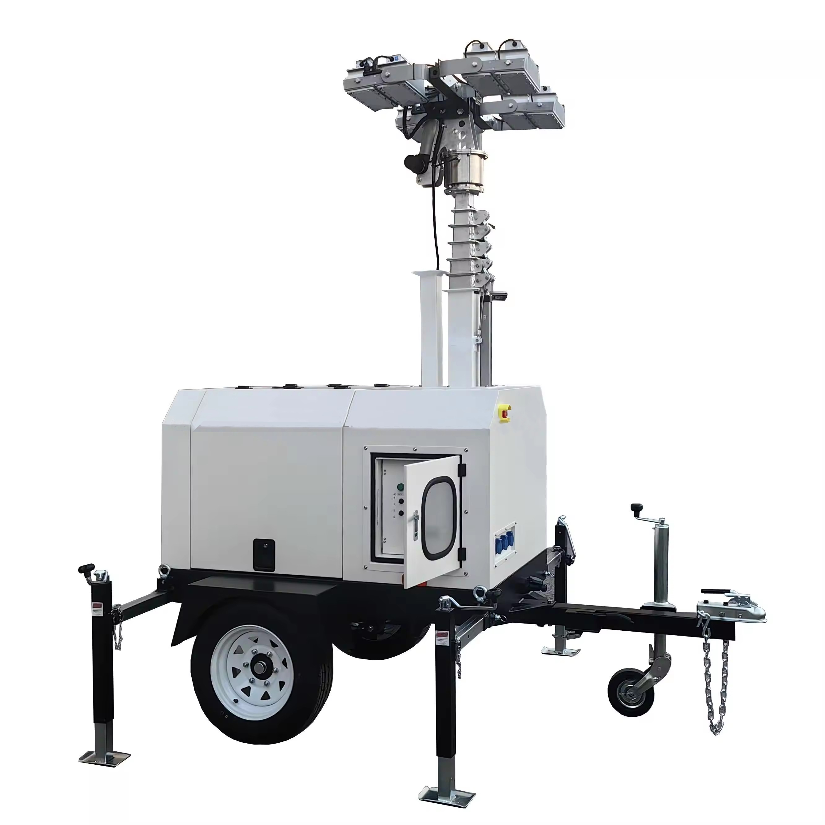 Mobile Diesel Light Towers|Trailer GOLDEN MASTS