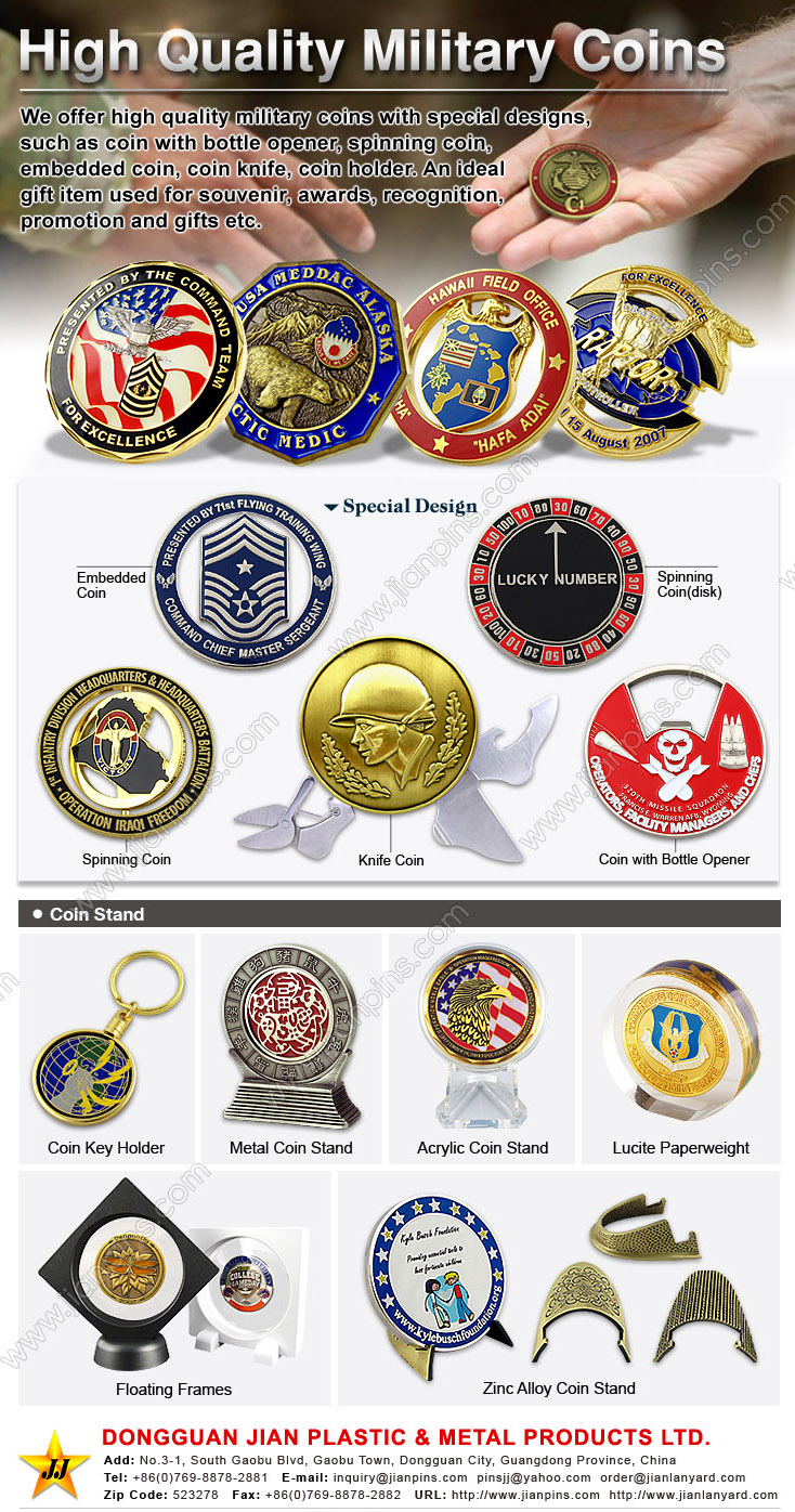 High Quality Custom Νομίσματα πρόκλησης in supreme quality military coins