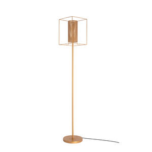 FL-21014 Grid Tube Floor Lamp With Perforated Metal