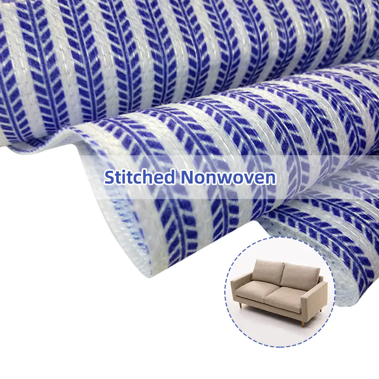 Rpet nệm sofa có thể tái chế khâu liên kết vải không dệt