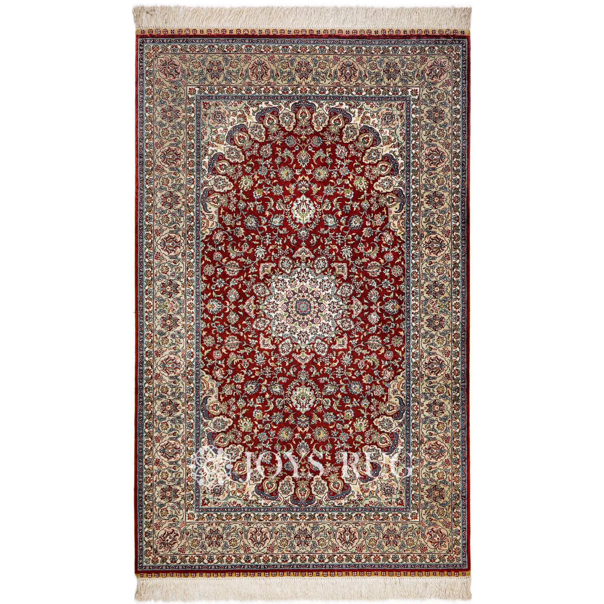 Persian style rugs ZR-3E oriental vintage silk carpet