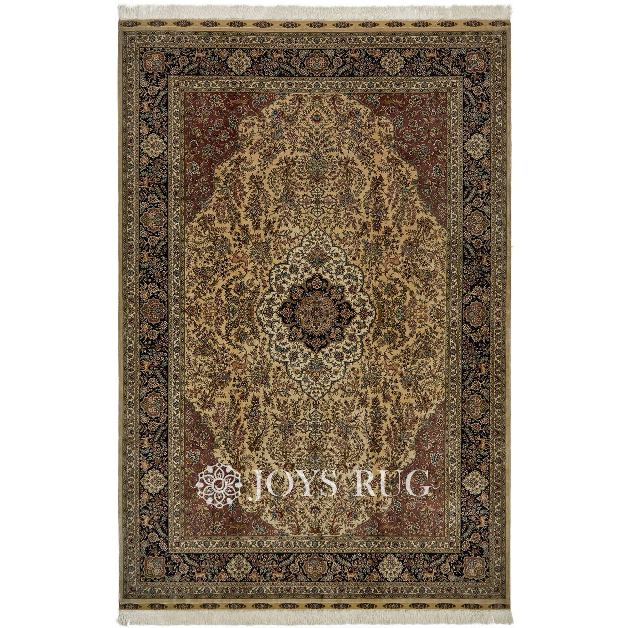 Buy Persian rug ST-02053D 6x9 luxury oriental silk rugs online