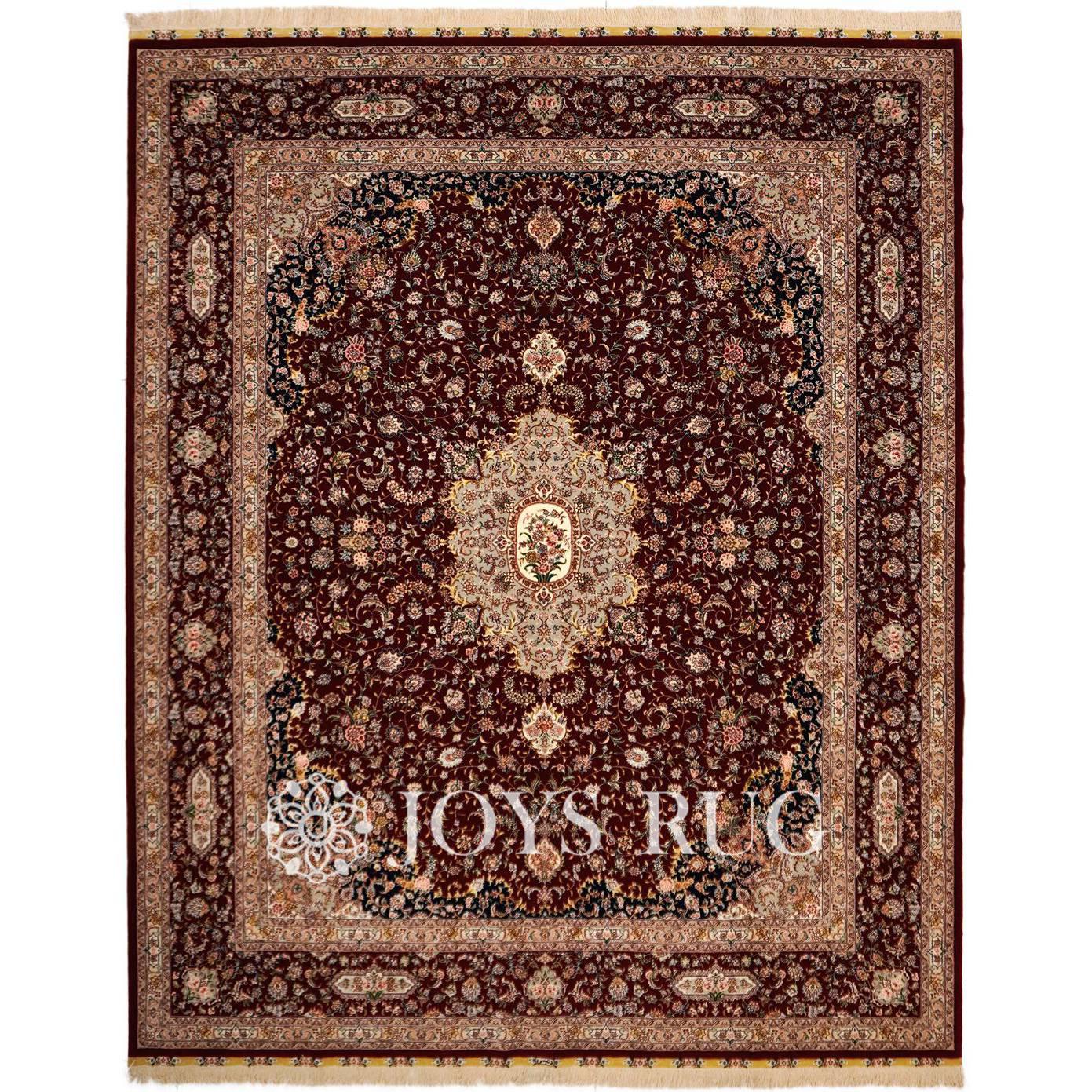 Luxury Wool Carpet SM-01002 8x10 Silk On Wool Rug