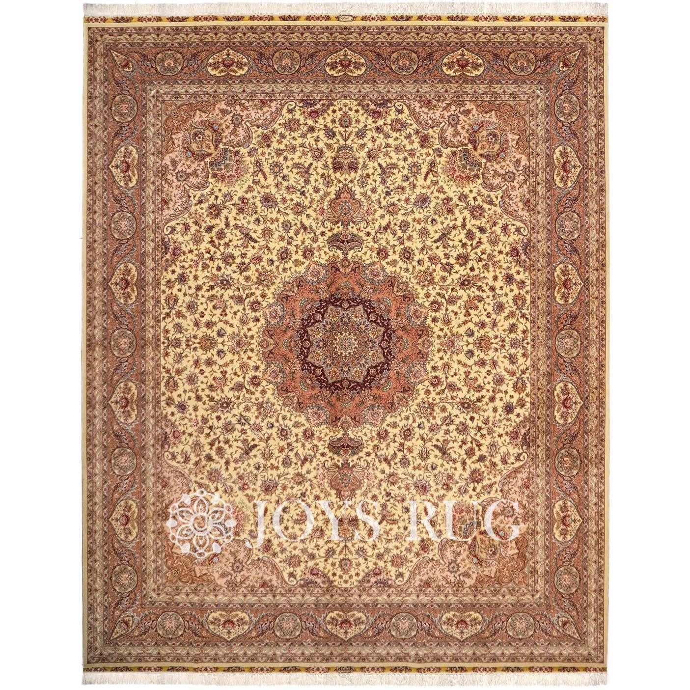 Luxury Wool Rugs SM-07026 8x10 Big Silk On Wool Rugs Online