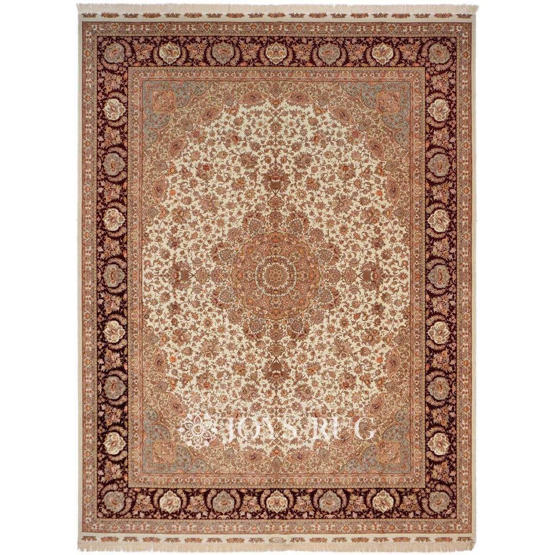 Wool and silk area rugs smzr-4a 9x12 luxury silk wool rug Persian