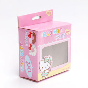 Window card box folding box corrguated color box of baby toys all