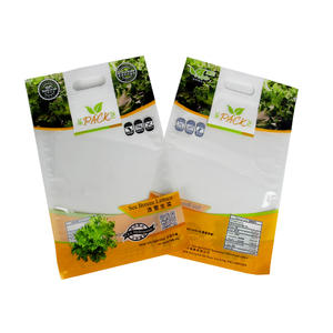 Printed Zipper Plastic Lettuce Packaging Bag