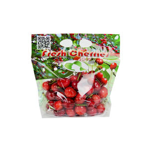 Printed Plastic Ziplock Cherry Packaging Bag