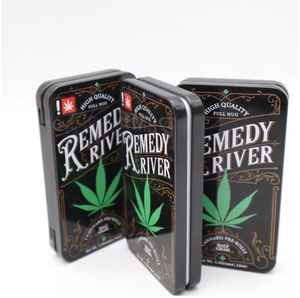 Grado alimenticio Caja de metal personalizada Latas de tabaco vacías Estuche de cigarrillo Fabricante