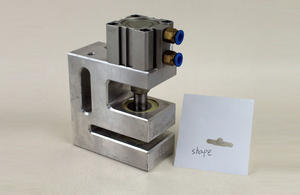 Pneumatic Euro slot hole puncher for plastic packaging bags