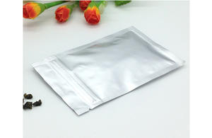 Embalaje de semillas de aluminio liso bolsas ziplock