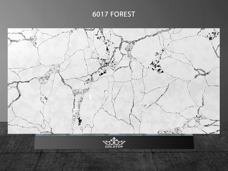 Sleek Concrete Forest Quartz Stone Factory Direct Sales