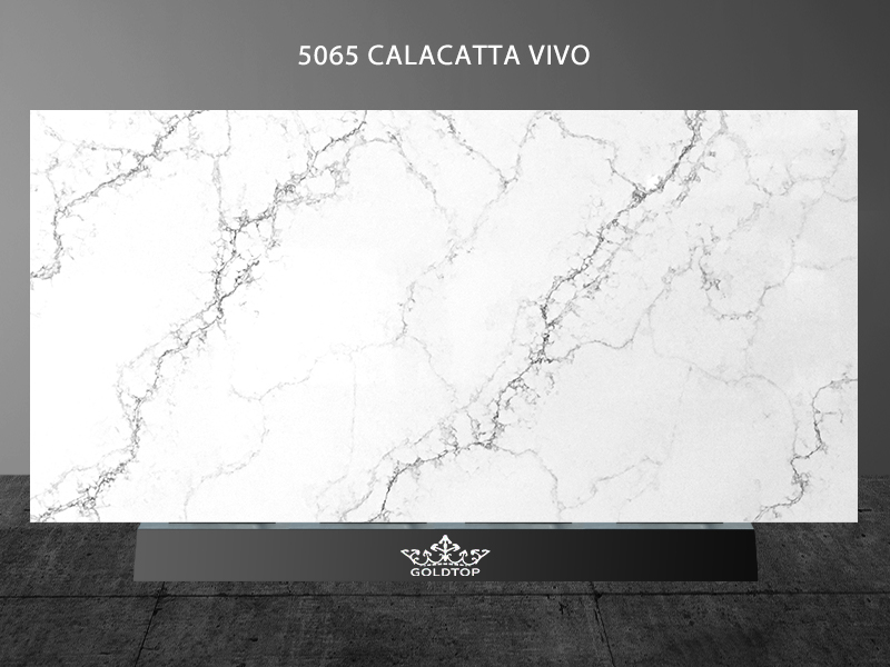 Classic Calacatta Vivo Quartz tiles Countertops