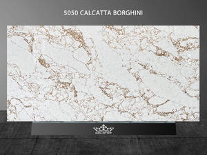 Calcatta Borghini Quartz Faux Gold Textur Ny Stil