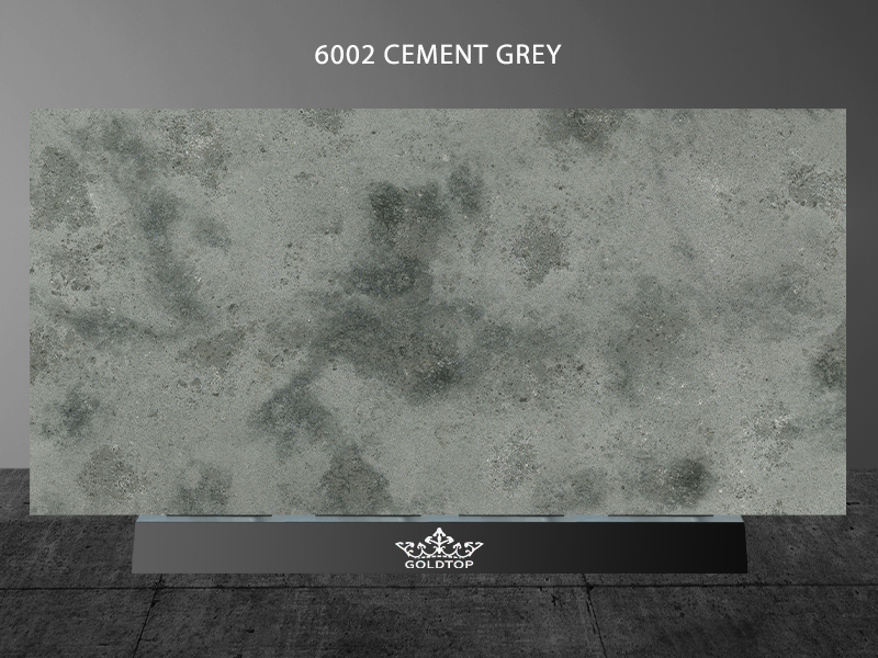 New Style Concrete Cement Grey Quartz Factory Direct Sales 6002
